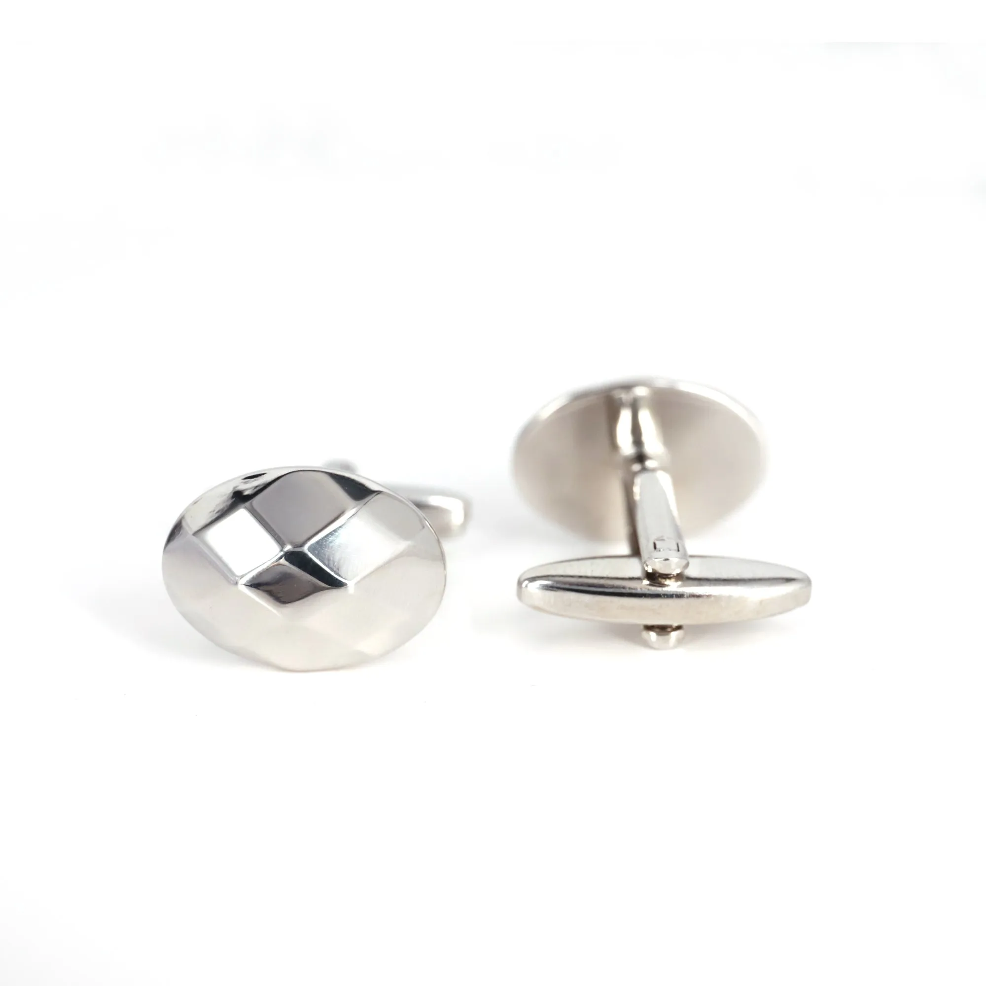 Silver Half Paragon  Cufflinks