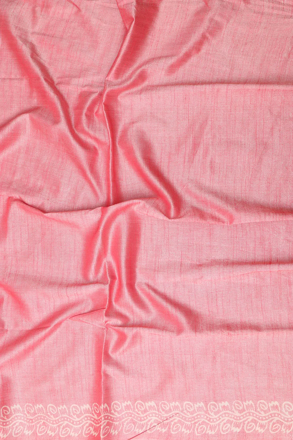 Stunning Pink Bhagalpur Silk Saree - Elegant and Timeless