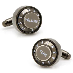 Volume Tone Dial Cufflinks