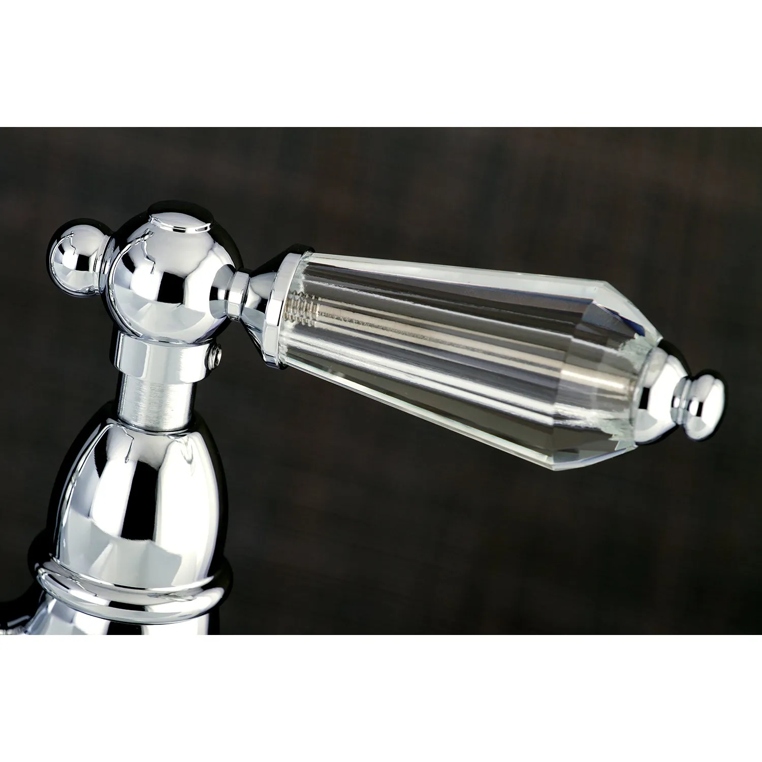 Wilshire Bridge Kitchen Faucet with Brass Sprayer